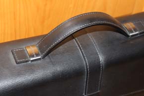 Montblanc 4810 Westside Brief Case / Akten Tasche Leder schwarz 42 x 32 x 10cm