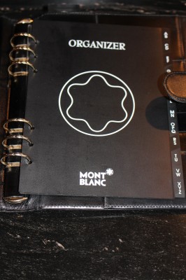 Montblanc Meisterstück DIN a´ 5 Organizer / Mappe Leder schwarz ca. 24 x 20cm