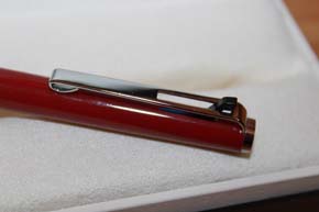 Montblanc 782 Hebel Kugelschreiber Kuli BP in rot und silber 70er
