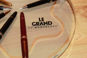 Montblanc Acryl Deco Tablet für 6 Meisterstück Le Grand Stifte ca. 30 x 5cm TOP