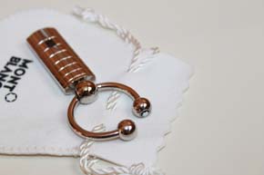 Montblanc Boheme Noir Solitaire Schlüsselanhänger Key Ring Neu mit Staubbeutel