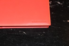 Montblanc Diaries & Notes DIN a´ 5 Notiz Buch mit Block Leder in Rot
