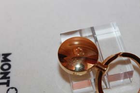Montblanc Meisterstück Etoile Schlüsselanhänger vergoldet mit Lackintarsie