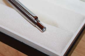 Montblanc Slim Line Kugelschreiber in Silber aus den 80er Jahren
