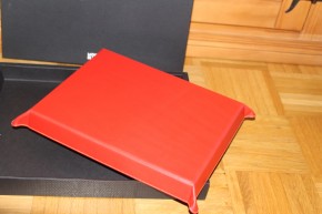 Montblanc Lifestyle Schreibtisch Ablage / Tray Leder in Rot Id. 35816 Neu in OVP