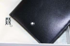 Montblanc Meisterstück 7cc Wallet / Ausweis Mappe Leder schwarz Neu in OVP