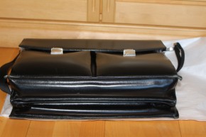 Montblanc Meisterstück Business Tasche Leder mit Trageriemen ca. 42 x 32 x 14cm