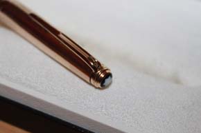 Montblanc Meisterstück Kugelschreiber N° 715 aus massiv 585er / 14 Karat Gold