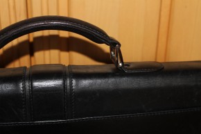 Montblanc Meisterstück Platin Akten / Business Tasche Bag aus Leder