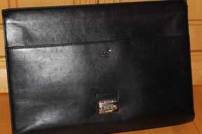 Montblanc Meisterstück Platin Briefcase Tasche / Aktentasche Leder 42 x 32 x 6cm