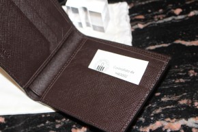 Montblanc Meisterstück Sartorial 6cc Wallet / Geldbörse Leder dunkelbraun Neu