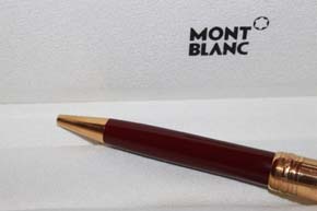 Montblanc Meisterstück Solitaire Vermeil Bordeaux Doue Kugelschreiber 925er Silber