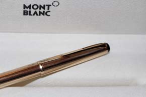 Montblanc N° 87 Hebel Kugelschreiber in vergoldet Faden Guilloche 70er Jahre