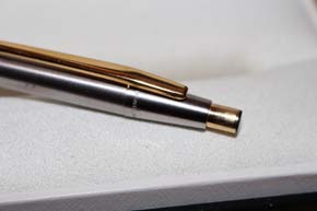Montblanc Noblesse Kugelschreiber in silber und gold 80er Jahre