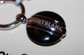 Montblanc Meisterstück Solitaire Schlüsselanhänger Key Ring mit PVD Platte Neu