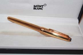 Montblanc Meisterstück Solitaire Vermeil N° 163 Roller Ball aus 925er Sterling Silber vergoldet