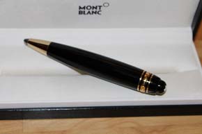 Montblanc Meisterstück Leonardo Sketch Pen N° 169 Bleistift Schwarz & Gold TOP