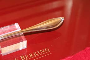 R&B Robbe & Berking Speise Löffel Navette 925er Sterling Silber 200mm & ca. 72g 