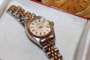 Rolex Oyster Perpetual Date Just in Stahl / Gold