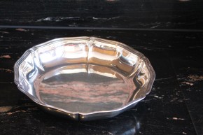 WTB riesige Obst Schale Platte 800er Silber ca. 29cm Durchmesser Höhe 5,5cm & 554g