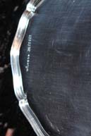 Wilkens Chippendale 925er Silber Untersetzer Platte 10,5 cm und ca. 58,3 Gramm