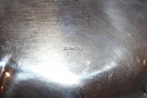 Wilkens Alt Spaten Schale Platte 830er Silber ca. 25cm x 4,5cm & 338g - Id.7357