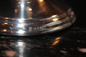 Wilkens Ambassador Kerzenleuchter Halter 925er Sterling Silber ca. 9cm & 294g