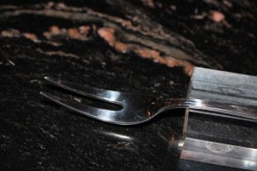 Wilkens August der Starke Wurst Gabel aus 800er Silber ca. 15 cm und 21 Gramm