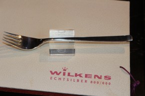 Wilkens Classic Line große Menü Gabel 800er Silber ca. 20,5 cm und 54 Gramm