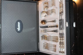 Wilkens Dresdner Barock Vorspeise Gabel aus 800er Silber ca. 17,5cm und 41 Gramm