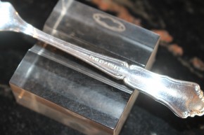 Wilkens Dresdner Barock Gabel Vorlegegabel klein 800er Silber ca.11,5cm und 12g