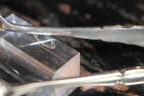 Wilkens Dresdner Barock Zucker Zange 800er Silber ca. 11cm und 30g
