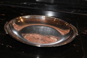 Wilkens Henkel Schale oder Tablett 830er Silber mit 31cm Durchmesser & ca. 590g
