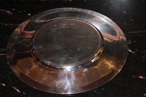 Wilkens Platzteller 925er Silber Platz Teller Platte 28cm Durchmesser & ca. 530g