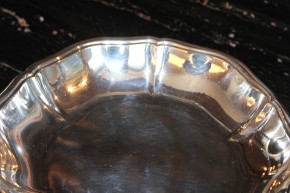 Wilkens schöne Obst Schale Platte 835er Silber ca. 21cm x 3cm & 153g Id. 7848